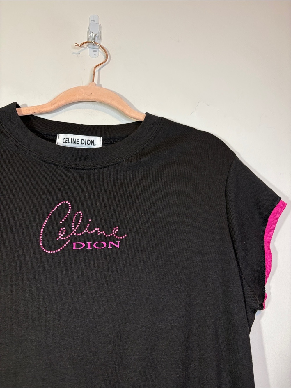 Celine Dion Taking Chances Official Tour Merch Y2K Vintage Metallic Rhinestone